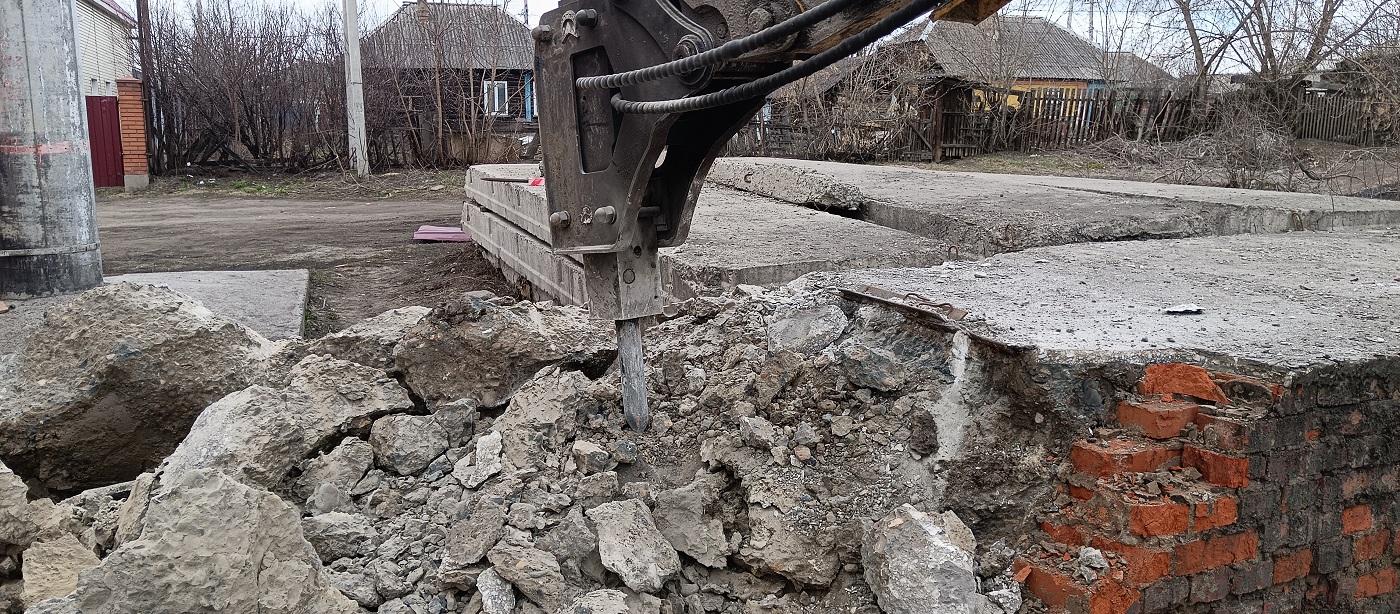 Услуги и заказ гидромолотов для демонтажных работ в Горно-Алтайске